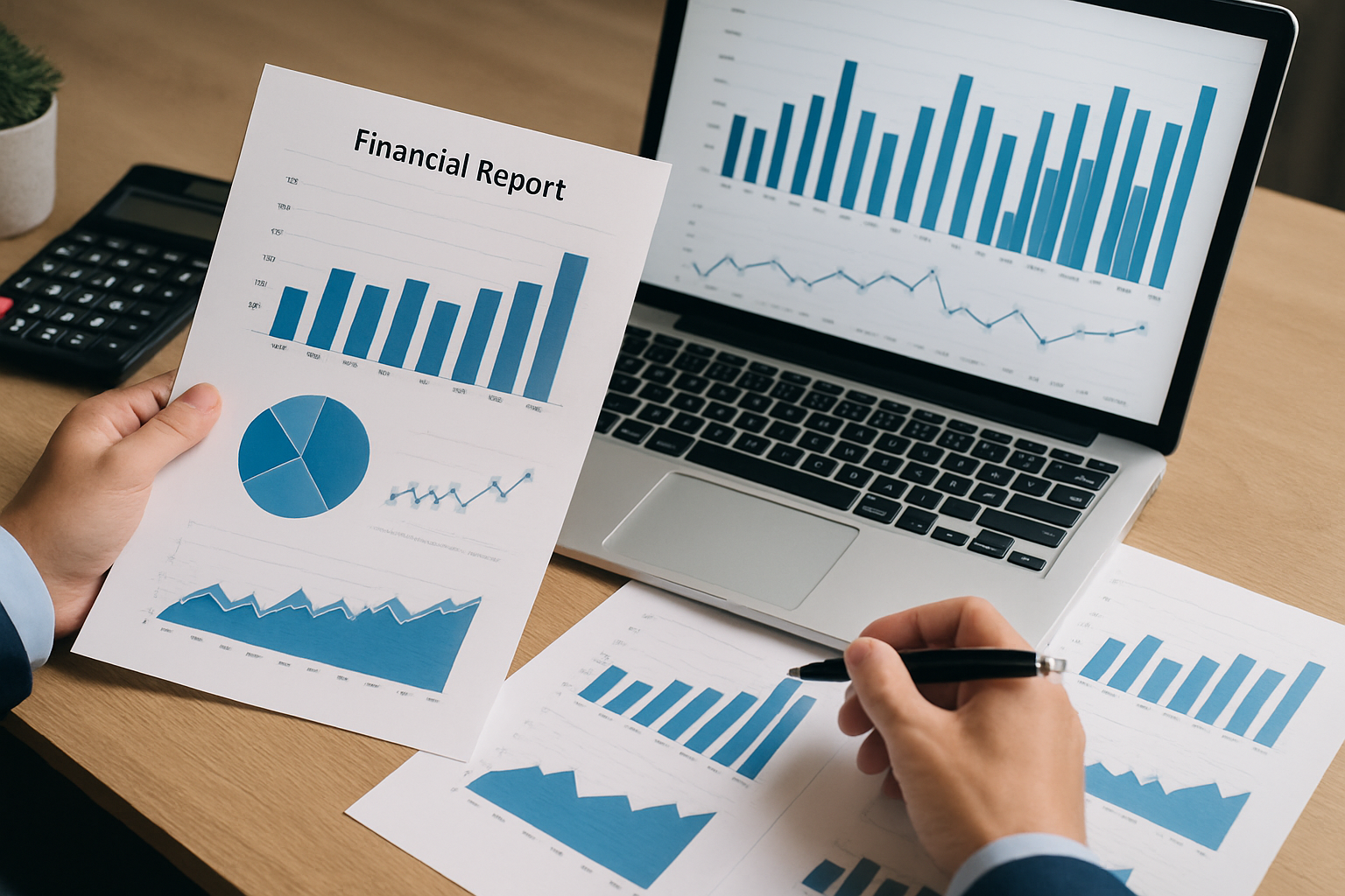  Analityk finansowy analizujący raporty i wykresy – controlling finansowy w praktyce.